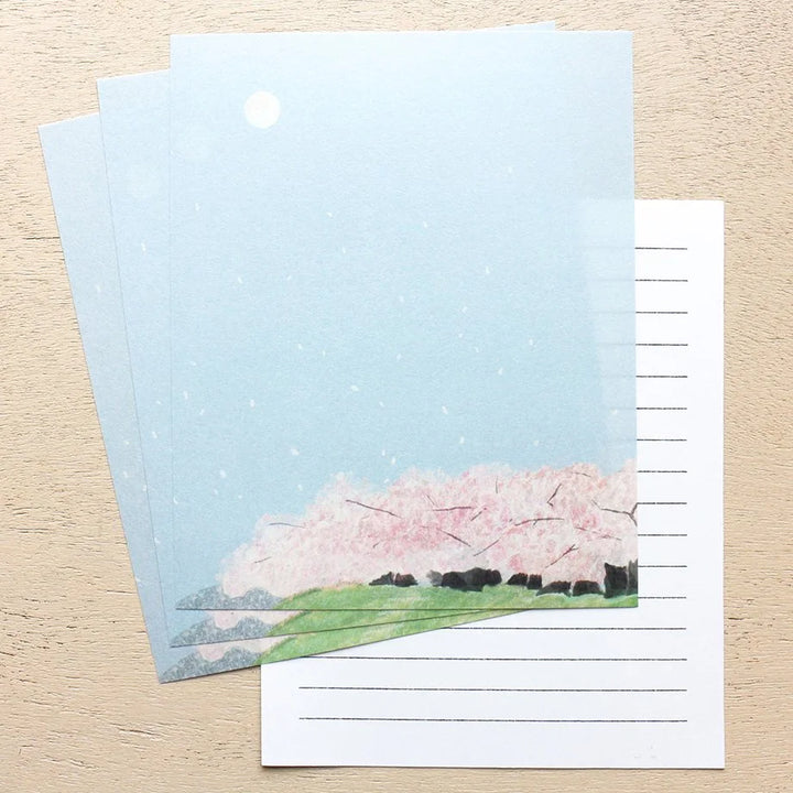 Yuko Omori Letter Set - Cherry Blossoms