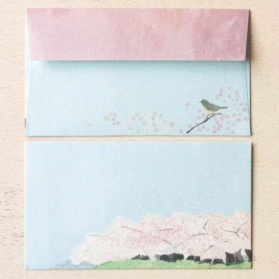 Yuko Omori Letter Set - Cherry Blossoms