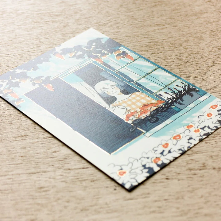 Sayuri Fujimaki Postcard - By the Window