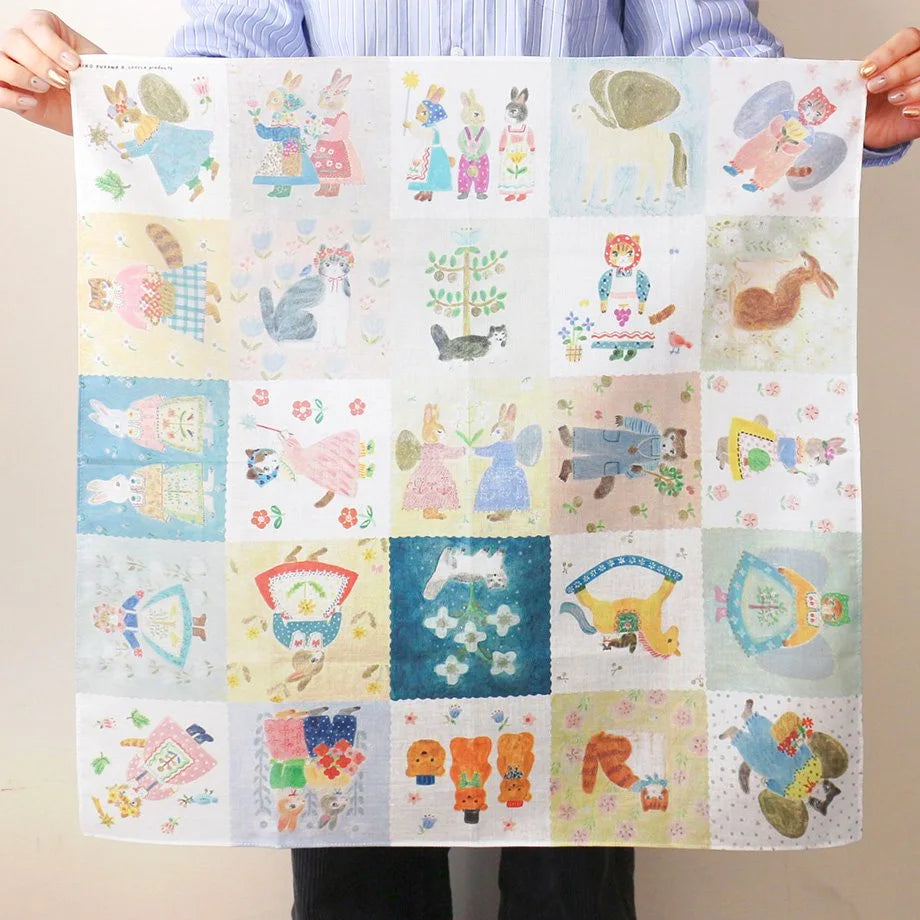 Aiko Fukawa Cotton 100% Handkerchief - Everyday is a new day!