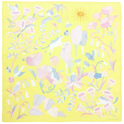 Yuka Hiiragi Cotton 100% Handkerchief - Flower and Warz