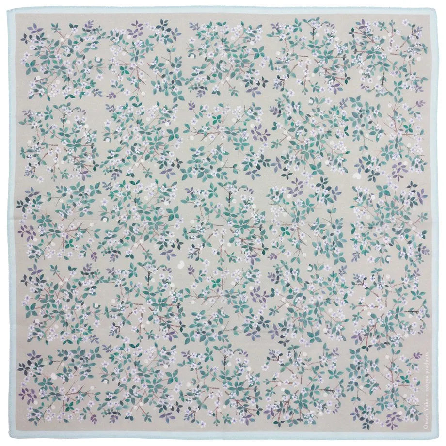Yuko Omori Cotton 100% Handkerchief - myrtles