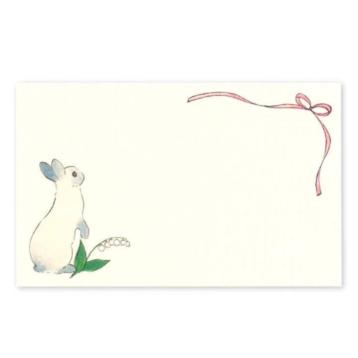 Shinako Moriyama Mini Message Card - Lilly of the Valley