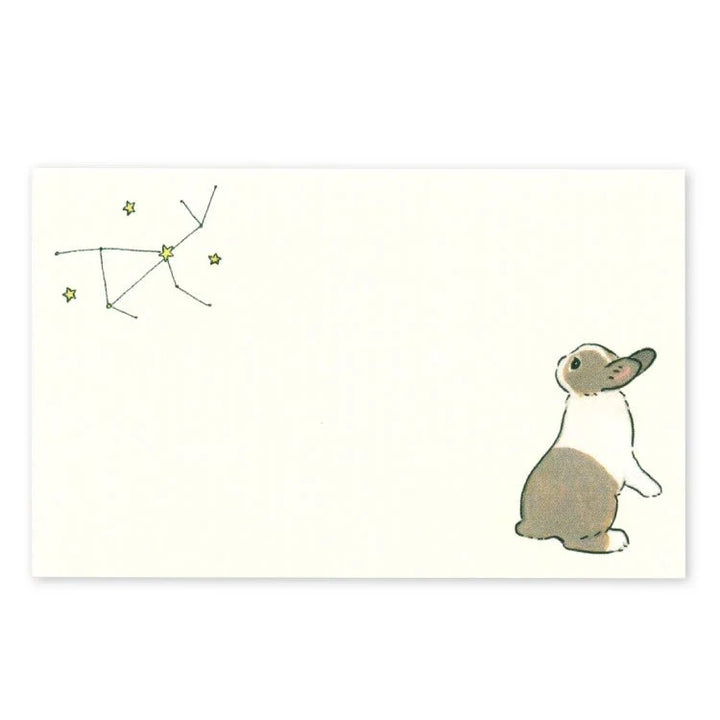 Last Stock Shinako Moriyama Mini Message Card - Starry Sky