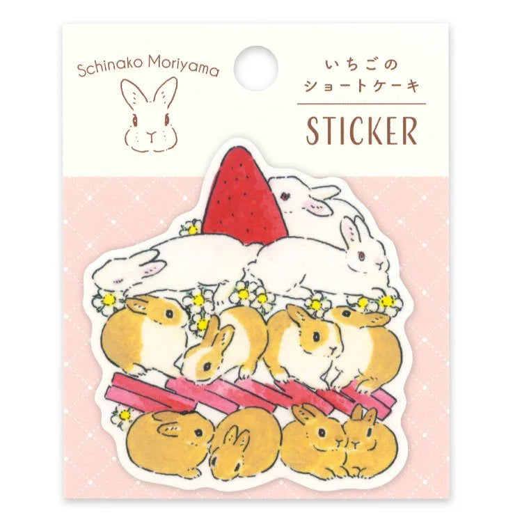 Shinako Moriyama Vinyl Sticker - Sweet Bunnies