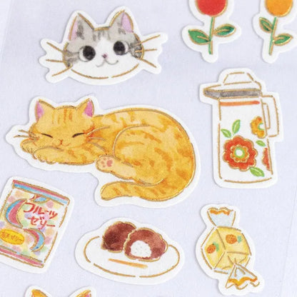 Cat Stickers - Cat at Home