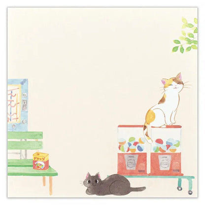 Cat Memo Pad - Candy Store