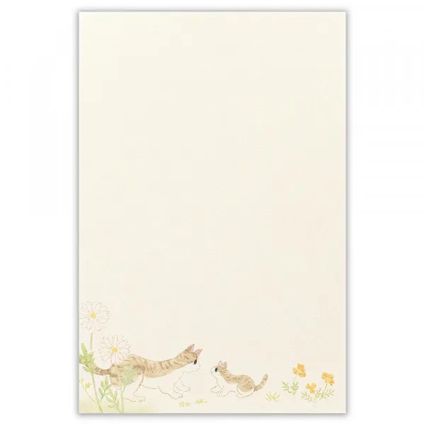 Writing Paper Pad - Cat in Spring
