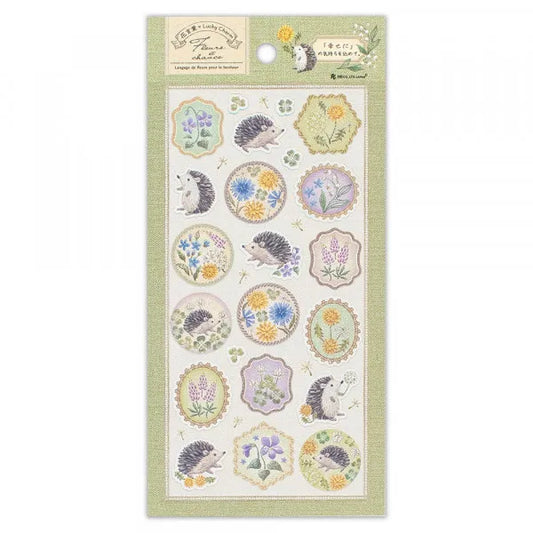Embroidery Stickers - Hedgehog