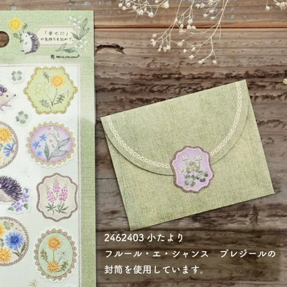 Embroidery Stickers - Hedgehog