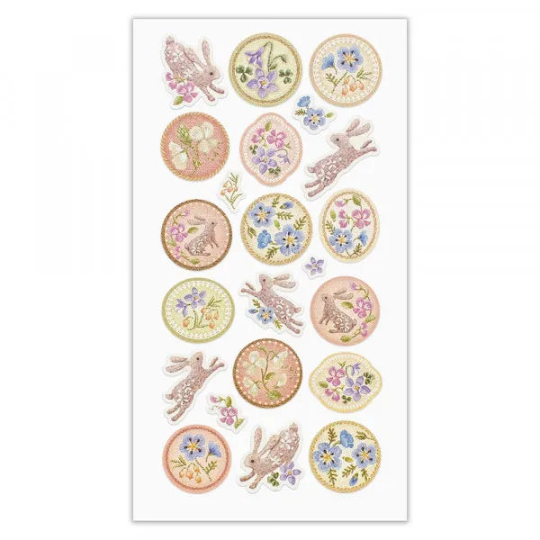 Embroidery Stickers - Bunny