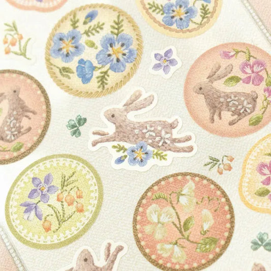 Embroidery Stickers - Bunny