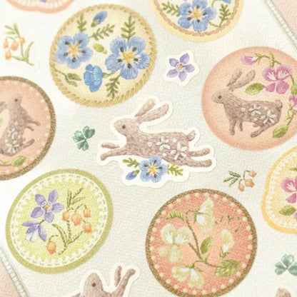Embroidery Stickers - Bunny