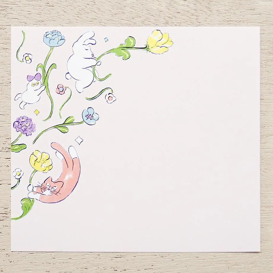 Heisuke Kitazawa / Square Memo Pad - In the Spring Wind