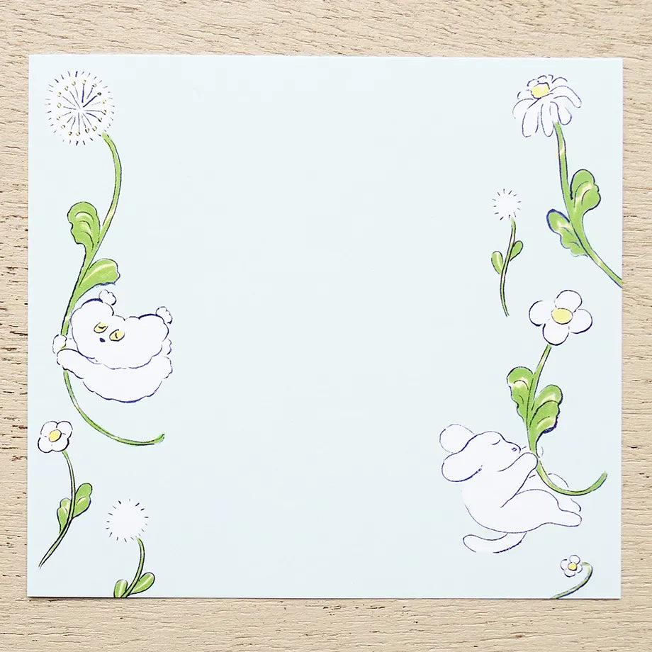 Heisuke Kitazawa / Square Memo Pad - In the Spring Wind