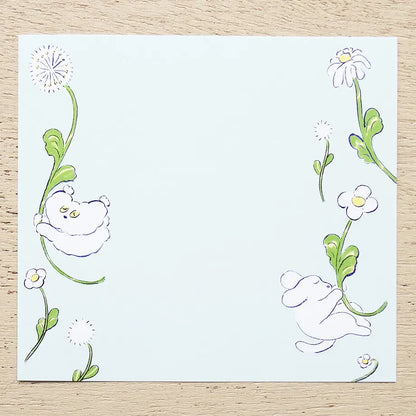 Heisuke Kitazawa / Square Memo Pad - In the Spring Wind