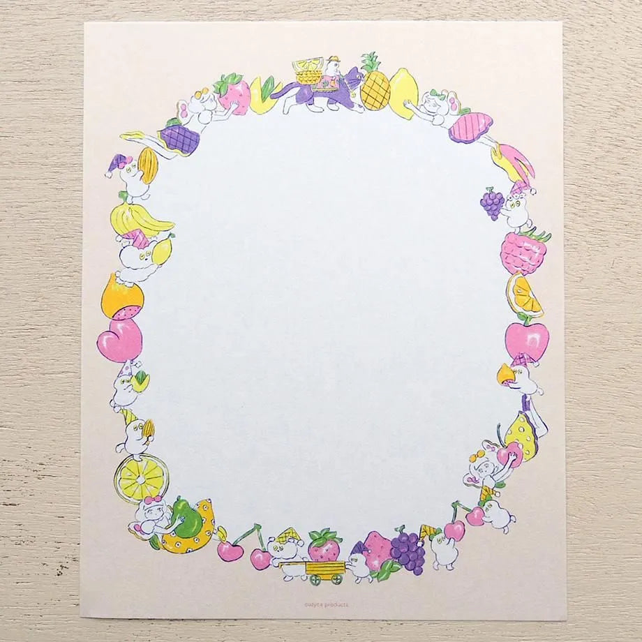 Heisuke Kitazawa / Letter Set - Fruits