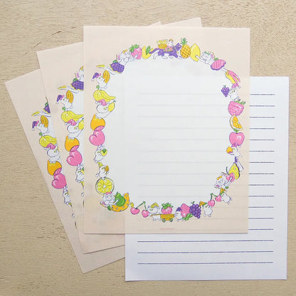 Heisuke Kitazawa / Letter Set - Fruits