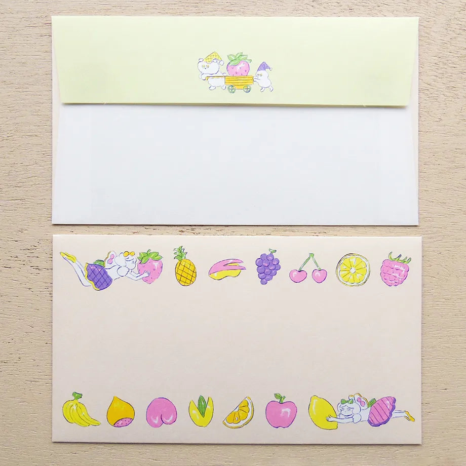 Heisuke Kitazawa / Letter Set - Fruits