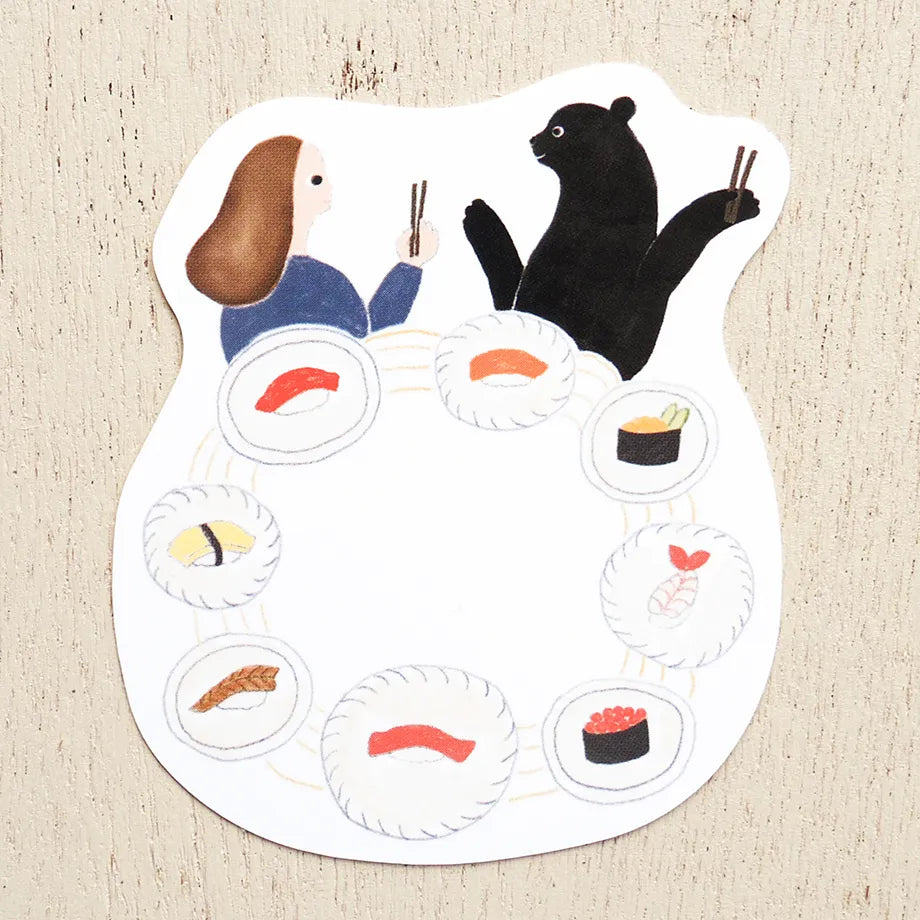 Necktie / Vinyl Sticker - Sushi Party