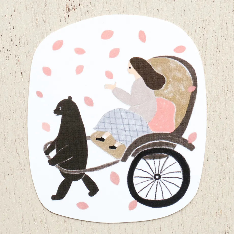 Necktie / Vinyl Sticker - Cherry Blossoms