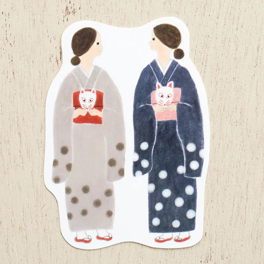 Necktie / Vinyl Sticker - Kimono
