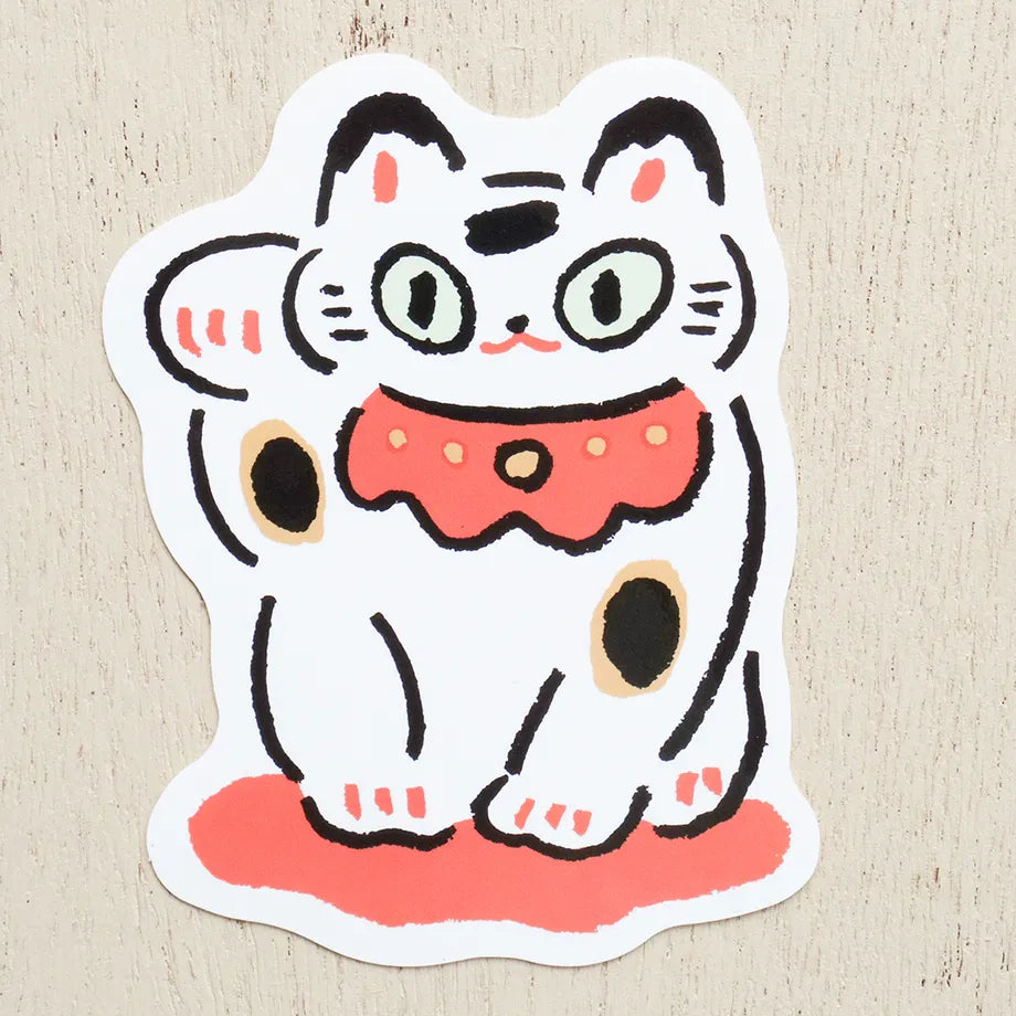 Masao Takahata / Vinyl Sticker - Beckoning Cat