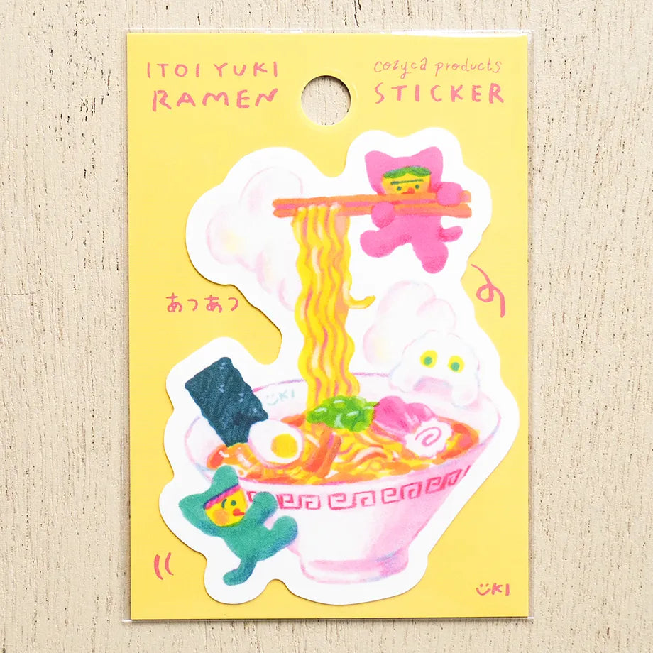 Yuki Itoi / Vinyl Sticker - Ramen Noodles