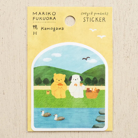Mariko Fukuoka / Vinyl Sticker - Picnic