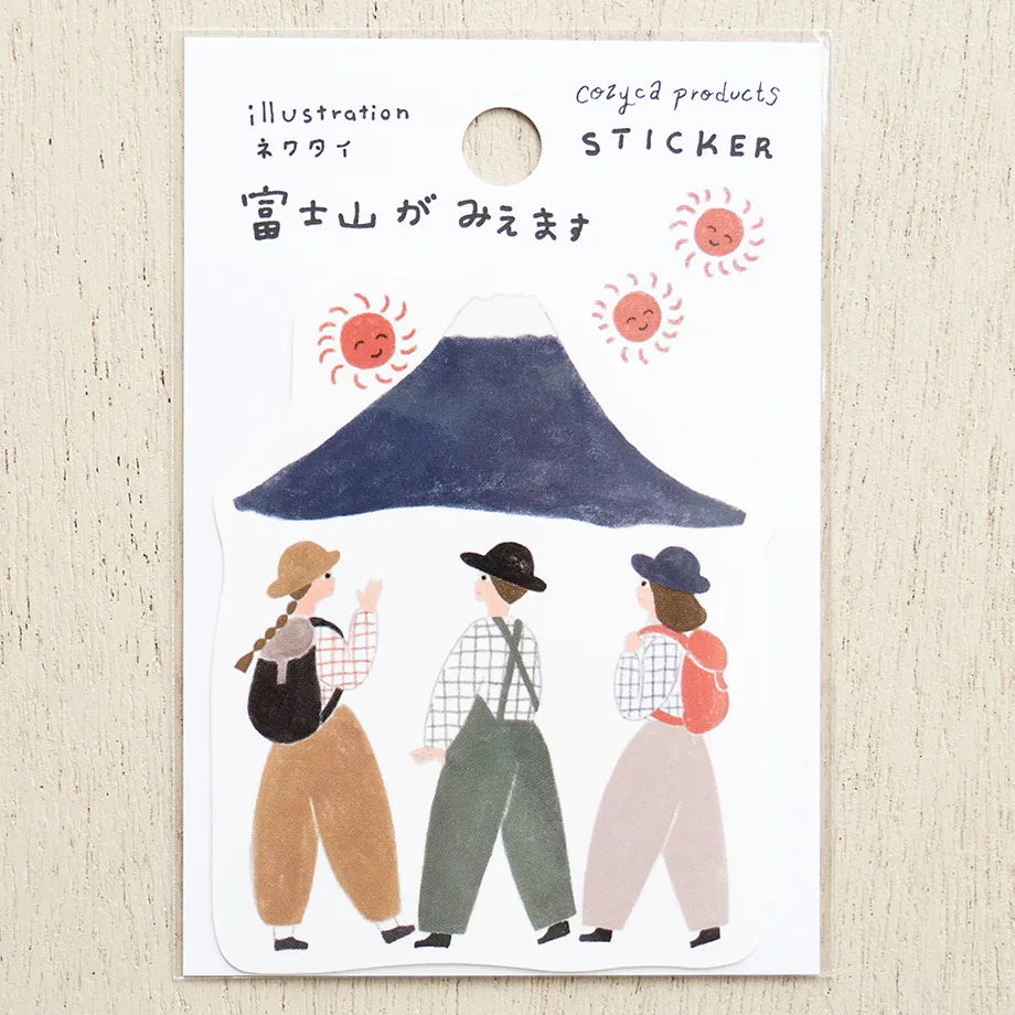 Necktie / Vinyl Sticker - Mt Fuji