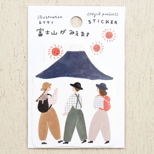 Necktie / Vinyl Sticker - Mt Fuji