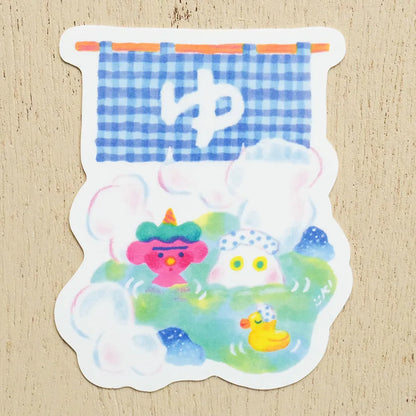 Yuki Itoi / Vinyl Sticker - Hot Springs