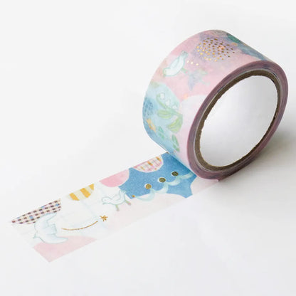 CHIHIRO SONODA / Shiny Washi Tape - Traces of a Bird