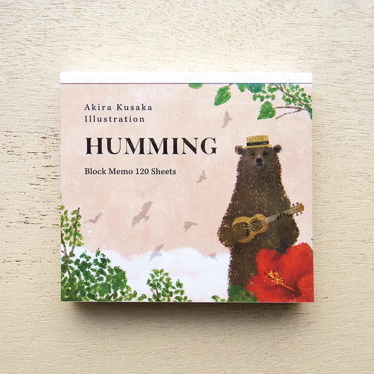 Akira Kusaka / Square Memo Pad - Humming
