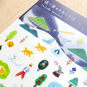 Narumi Suzuki / Stickers - Faraway Place (A5 size)