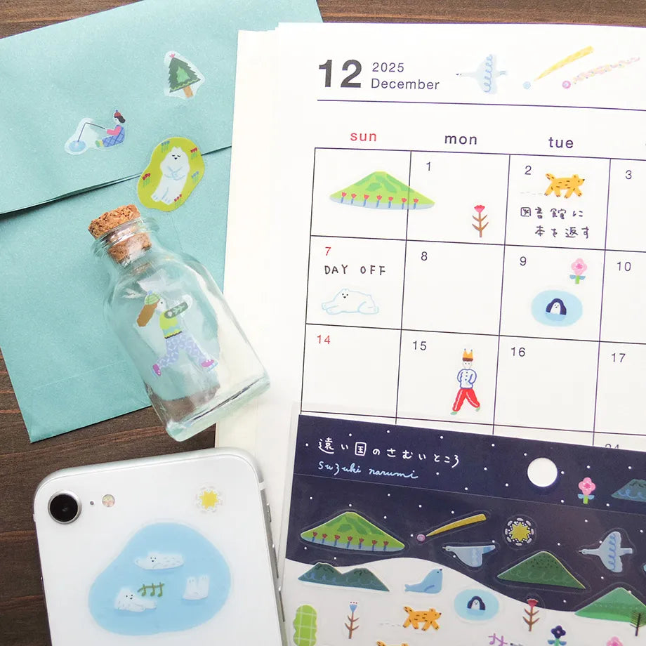Narumi Suzuki / Stickers - Faraway Place (A5 size)