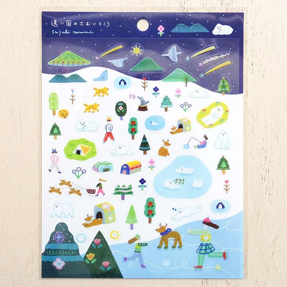 Narumi Suzuki / Stickers - Faraway Place (A5 size)