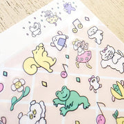 Heisuke Kitazawa / Stickers - Dance Dance Dance (A5 size)