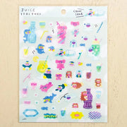 Yuki Itoi / Stickers - Juice (A5 size)