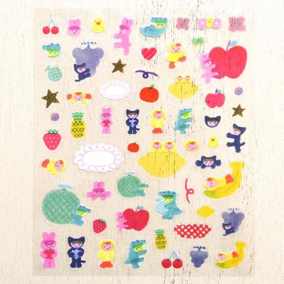Yuki Itoi / Stickers - Fruits (A5 size)