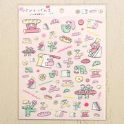 Tadashi Nishiwaki / Stickers - Bread Lovers (A5 size)