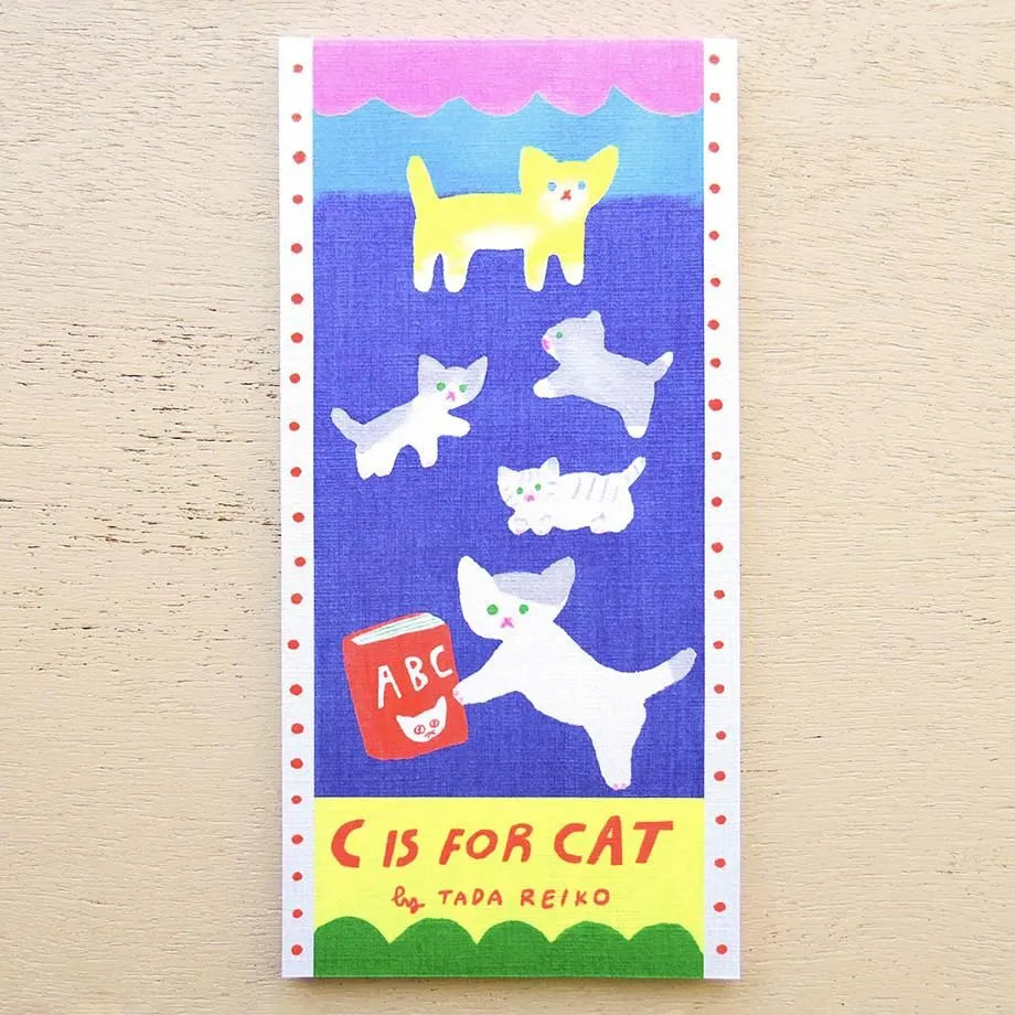 Reiko Tada / Memo Pad - C IS FOR CAT