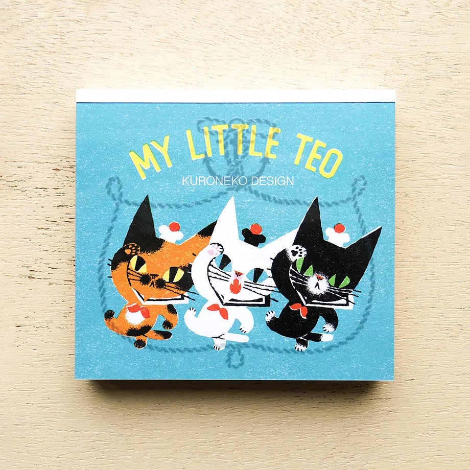 Kuroneko Design / Square Memo Pad - MY LITTLE TEO