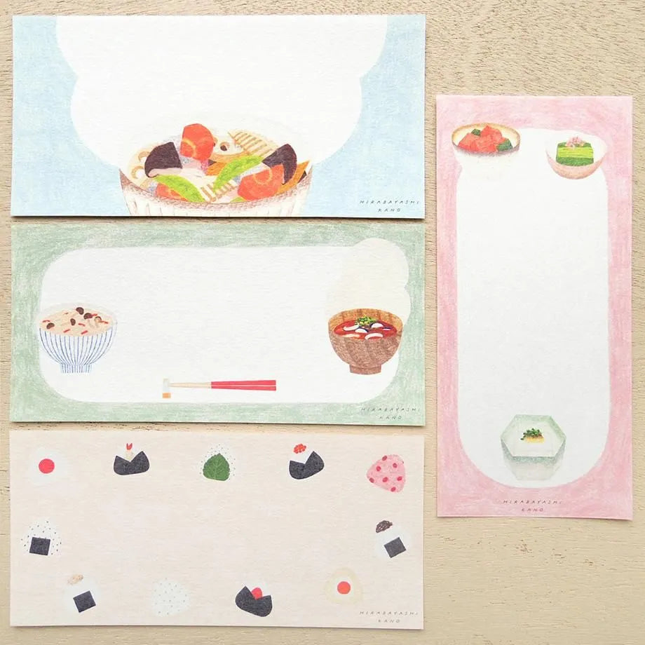 Kano Hirabayashi / Memo Pad - Japanese Food