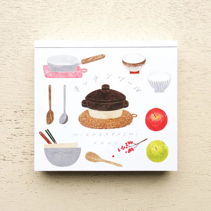Kano Hirabayashi / Square Memo Pad - Kitchen Tool