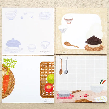 Kano Hirabayashi / Square Memo Pad - Kitchen Tool