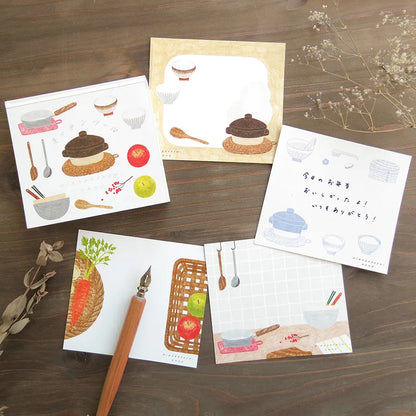 Kano Hirabayashi / Square Memo Pad - Kitchen Tool