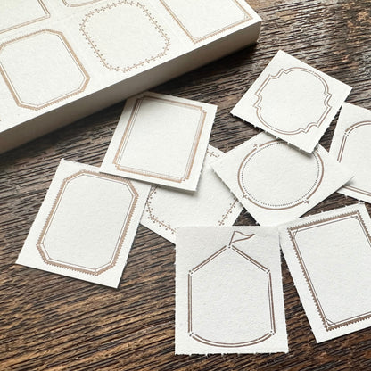 Letterpress 8 Patterns Label Book