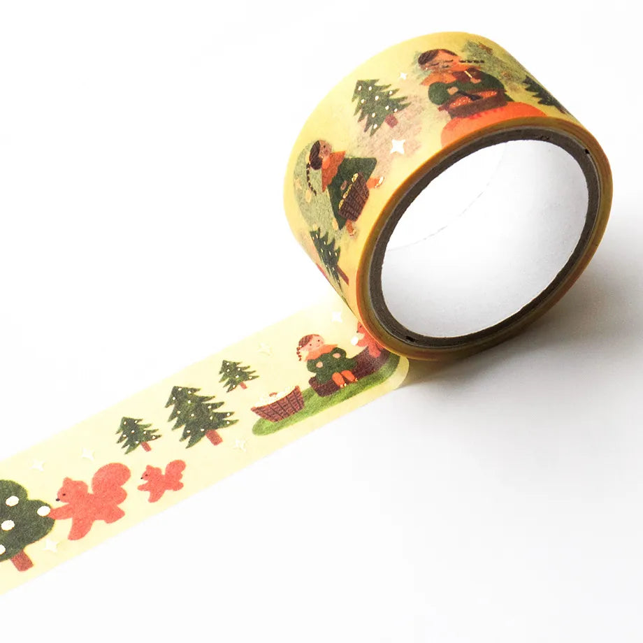 Mariko Fukuoka / Foil-Stamped Washi Tape - To the Forest
