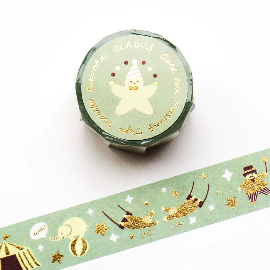 Mariko Fukuoka / Foil-Stamped Washi Tape - Circus